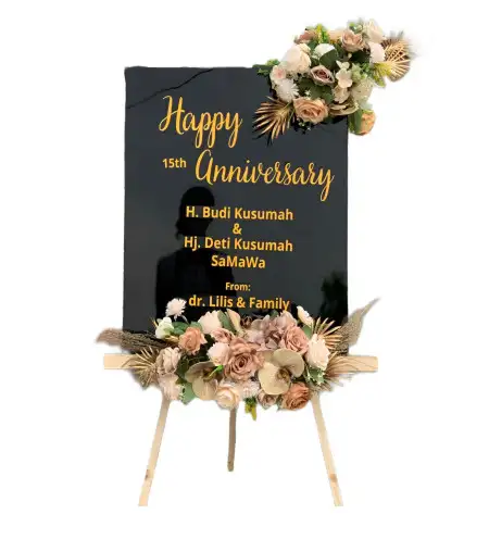 Papan Bunga Akrilik Wangen