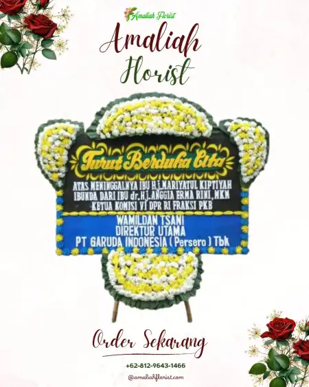 Papan Bunga Duka Wangen